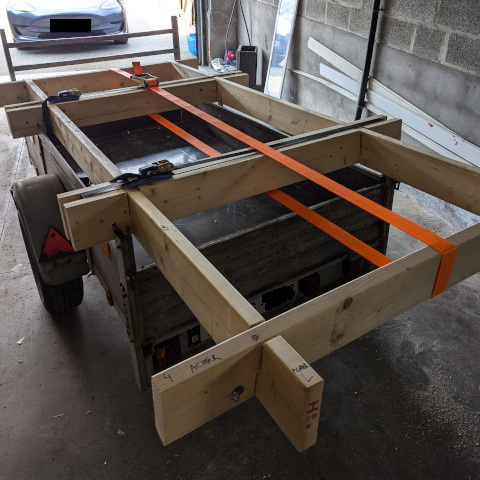 trailer panel transport rack